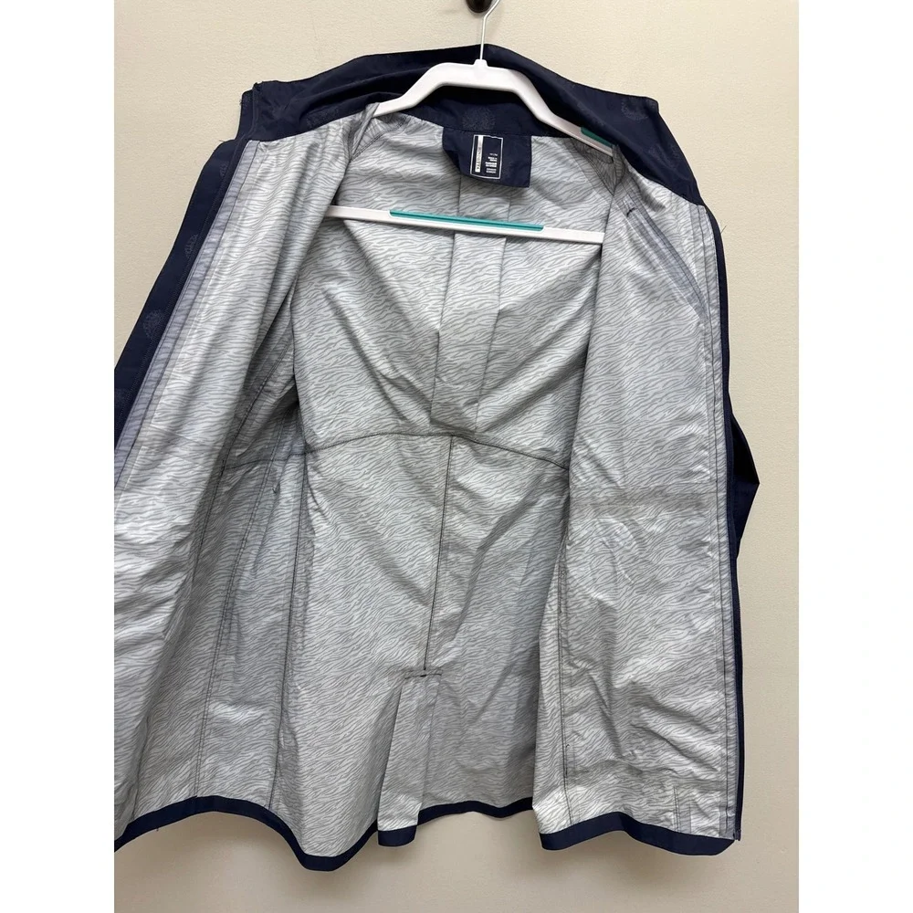 Mondetta (Navy) Hooded‎ Rain Jacket Womens Medium